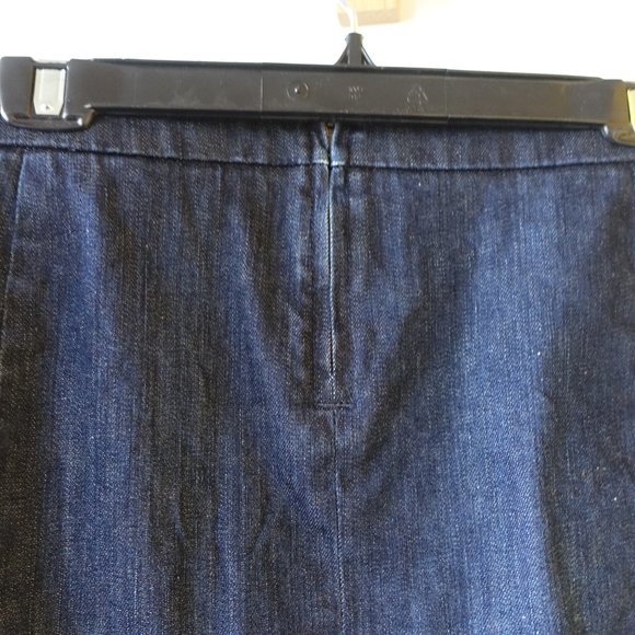 J. Crew Item 29996 Denim Pencil Skirt 4P 4 petite - Picture 5 of 9